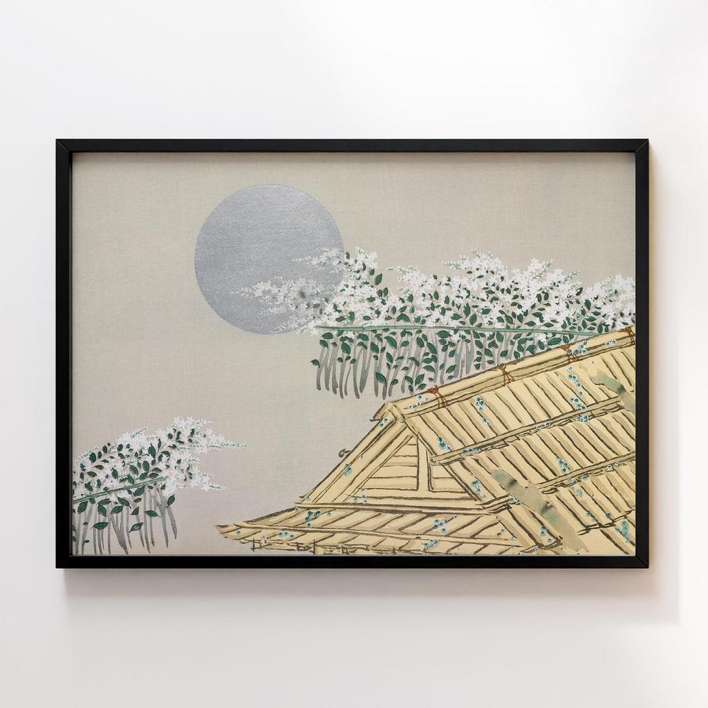 Постер House from Momoyogusa–Flowers of a Hundred Generations (1909) by Kamisaka Sekka #1