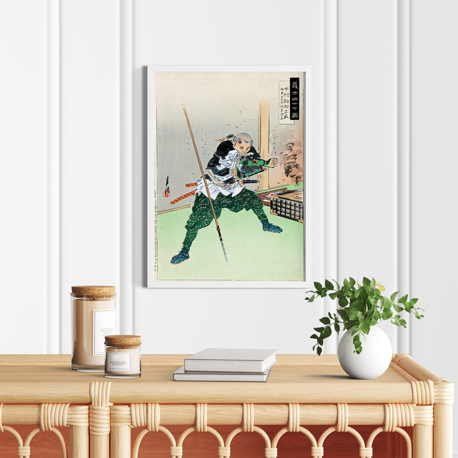 Nakamura Kansuke during late by Ogata Gekko