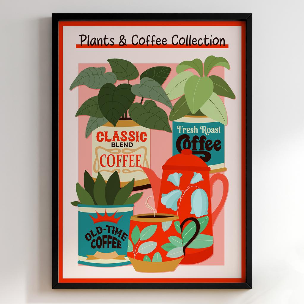 Постер з кавою | Cтильна картина для кавʼярень