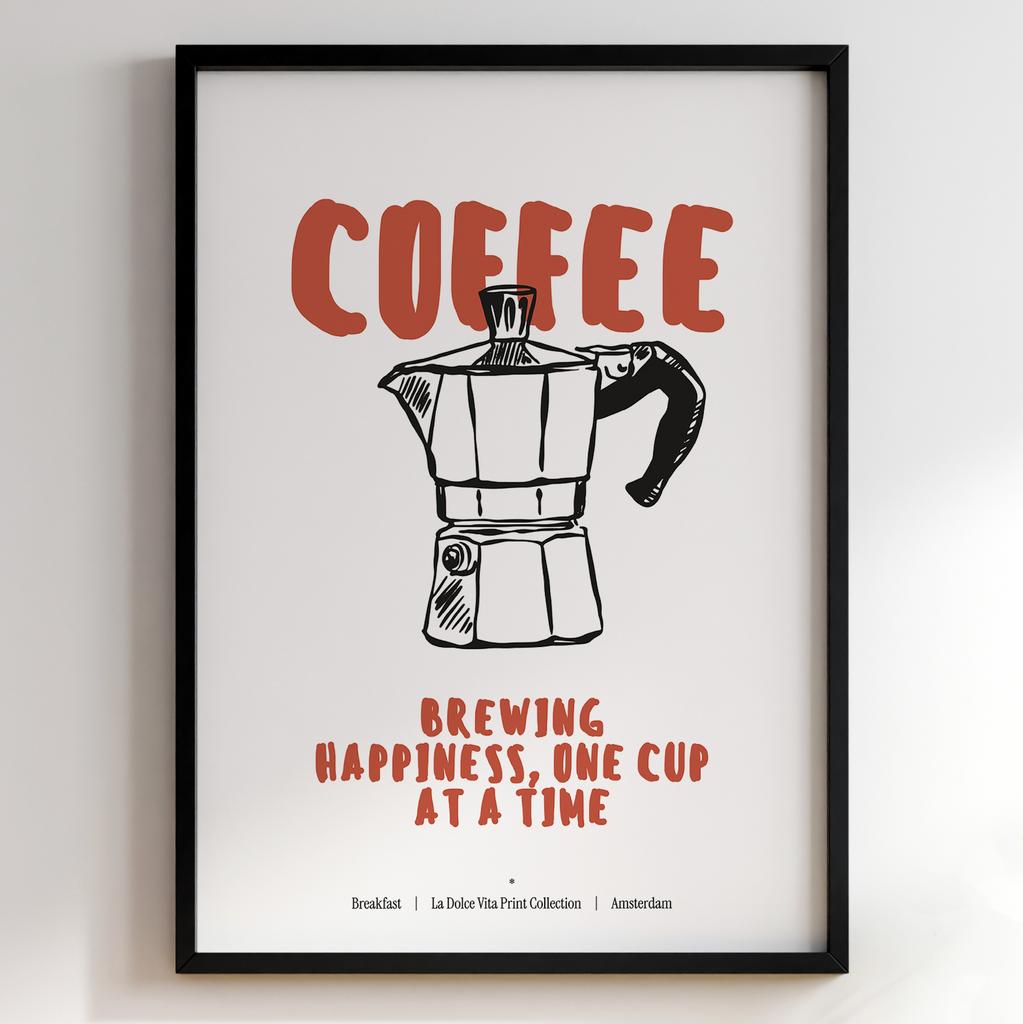 Постер з кавою | Cтильна картина для кавʼярень