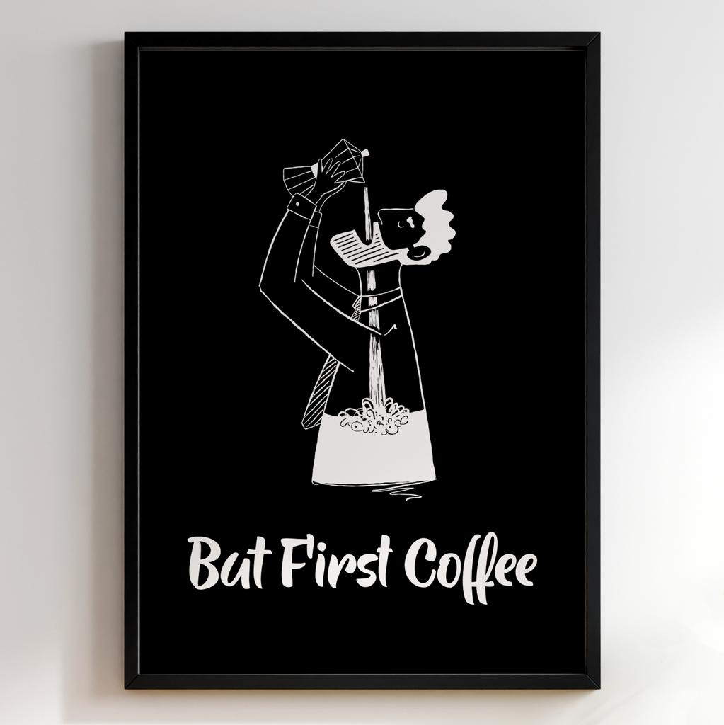Постер з кавою | Cтильна картина для кавʼярень