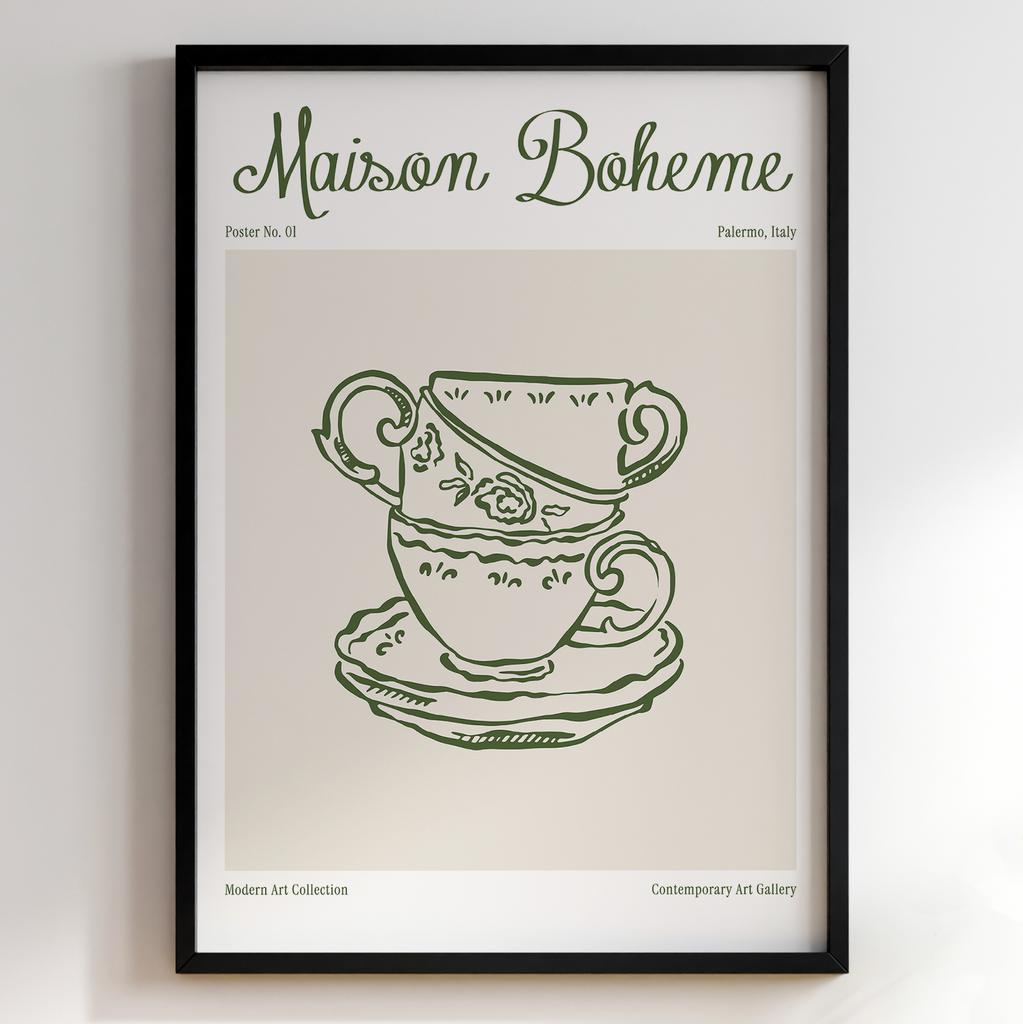 Постер з кавою | Cтильна картина для кавʼярень