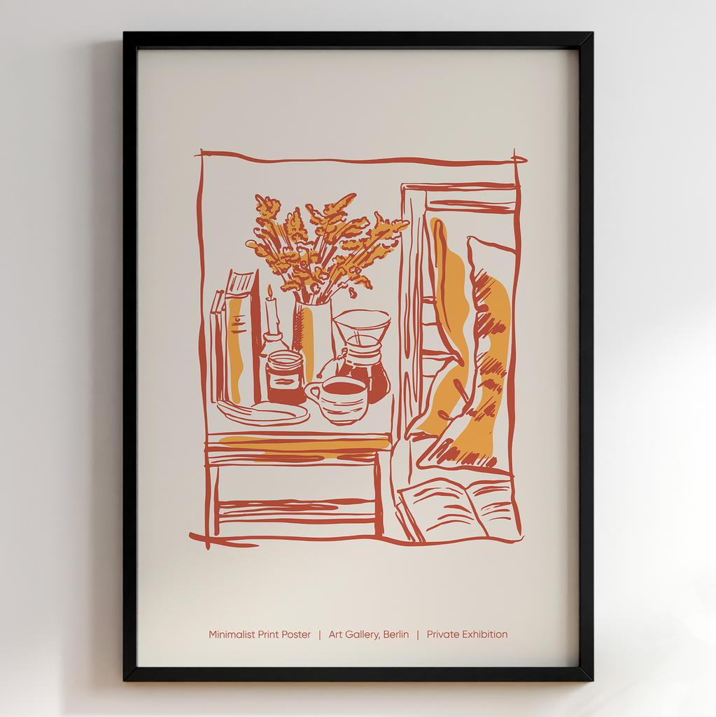 Постер з кавою | Cтильна картина для кавʼярень