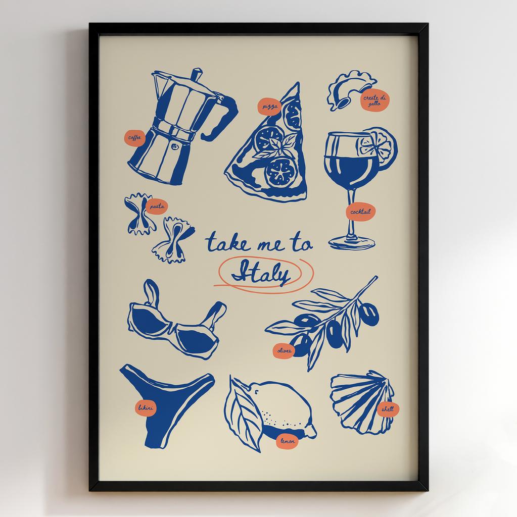 Постер з кавою | Cтильна картина для кавʼярень