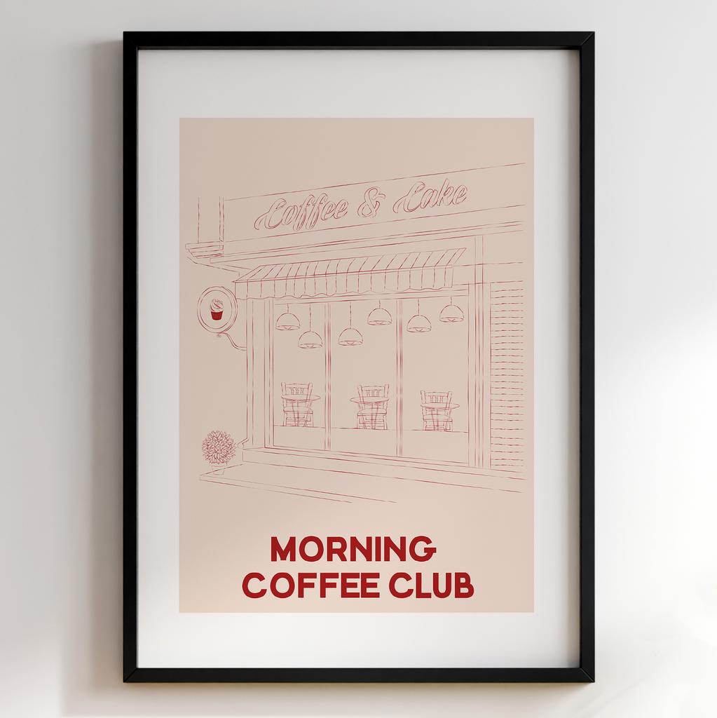Постер з кавою | Cтильна картина для кавʼярень