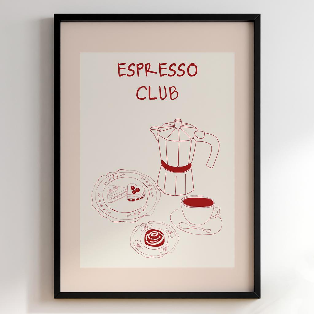 Постер з кавою | Cтильна картина для кавʼярень