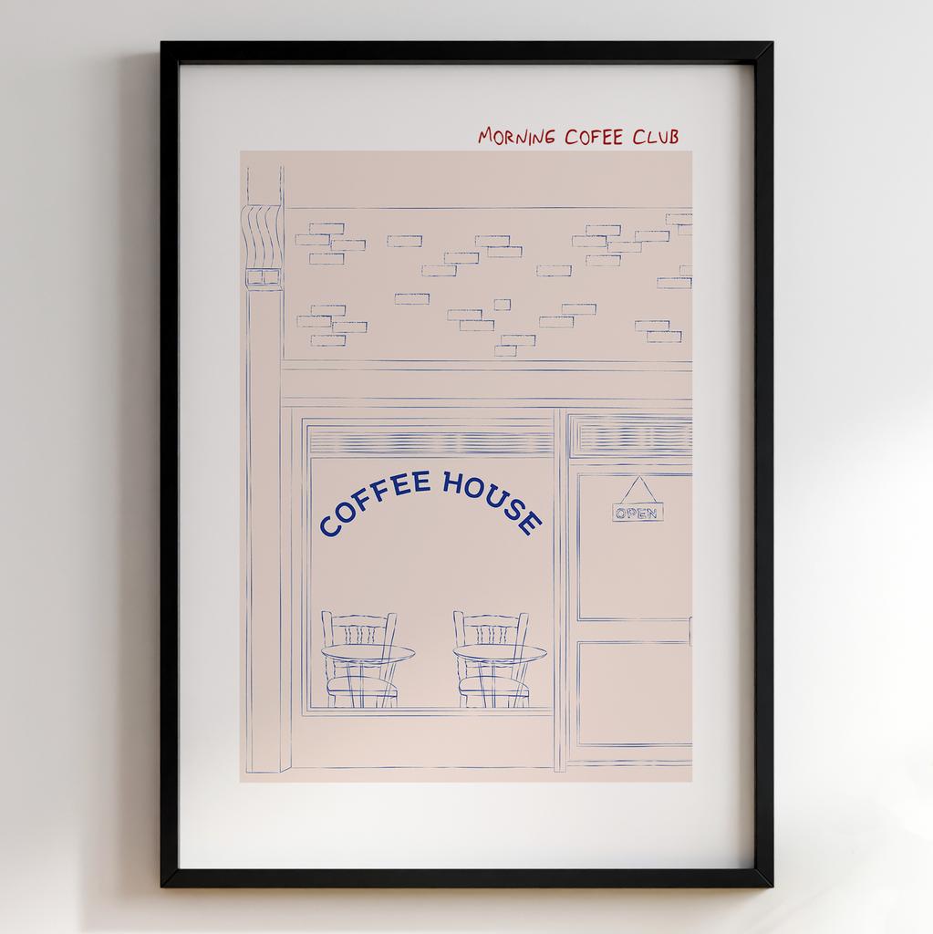 Постер з кавою | Cтильна картина для кавʼярень
