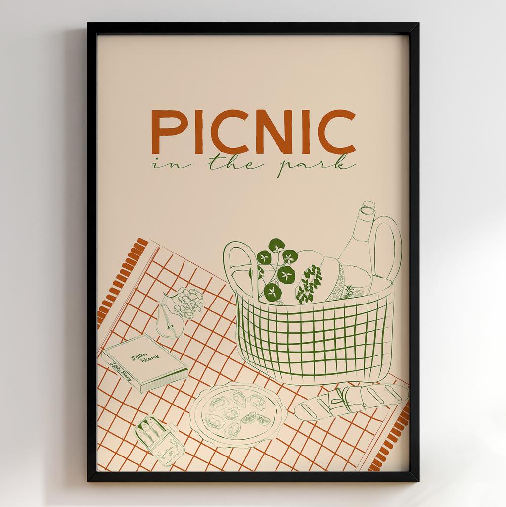 Пастельні постери з їжею | Декор для кухні у вінтажному стилі