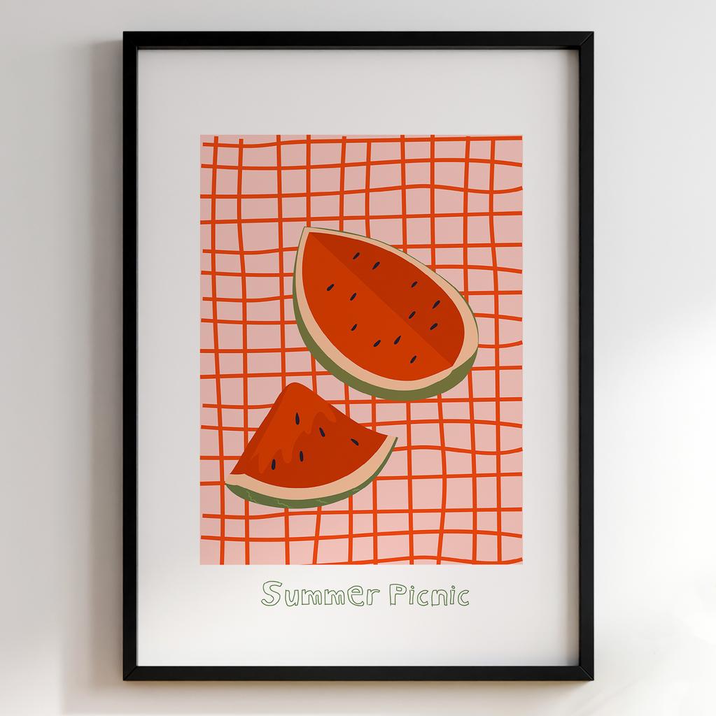 Пастельні постери з їжею | Декор для кухні у вінтажному стилі