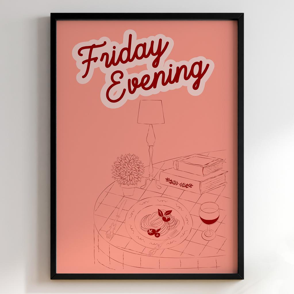 Пастельні постери з їжею | Декор для кухні у вінтажному стилі