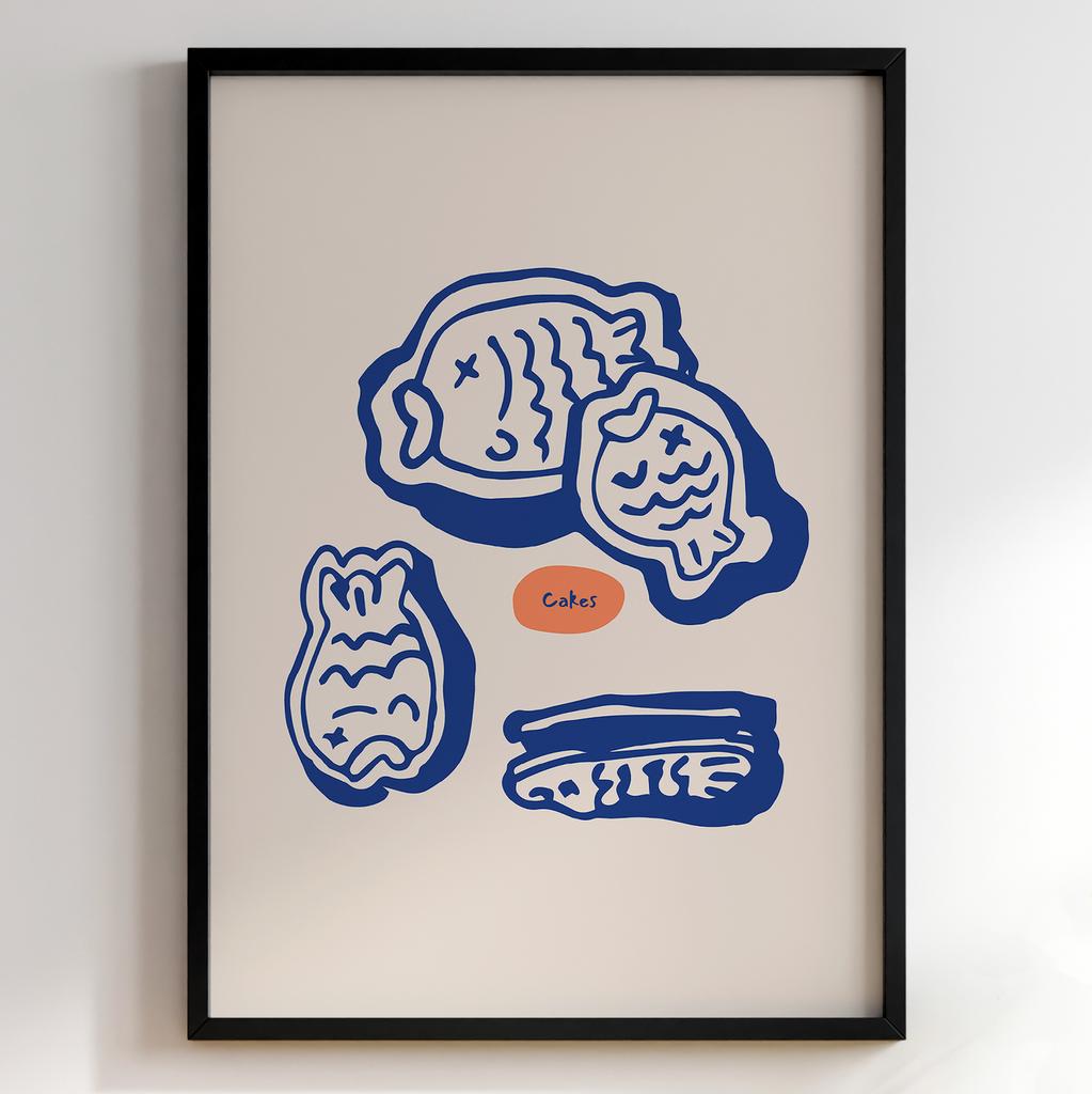 Постер з їжею для кухні та їдальні | Cучасна картина в рамі