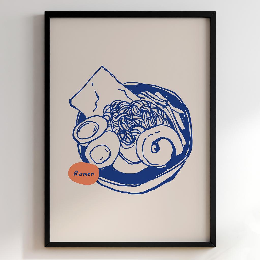 Постер з їжею для кухні та їдальні | Cучасна картина в рамі