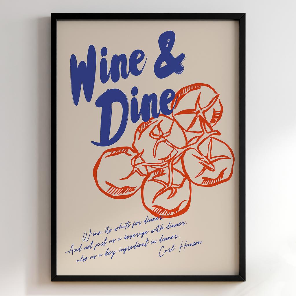 Постер з їжею для кухні та їдальні | Cучасна картина в рамі