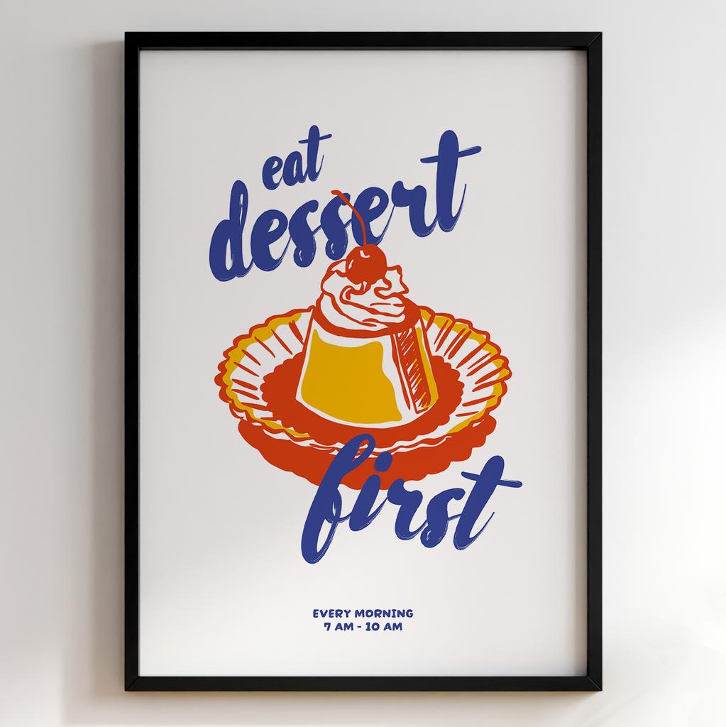 Постер з їжею для кухні та їдальні | Cучасна картина в рамі