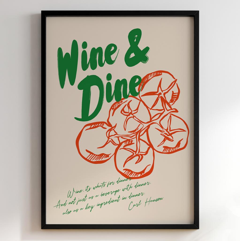 Постер з їжею для кухні та їдальні | Cучасна картина в рамі