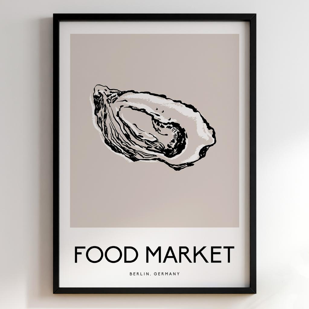 Постер з їжею для кухні та їдальні | Cучасна картина в рамі