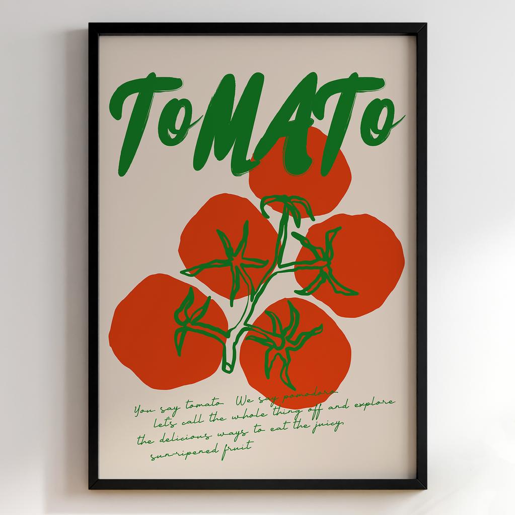 Постер з їжею для кухні та їдальні | Cучасна картина в рамі