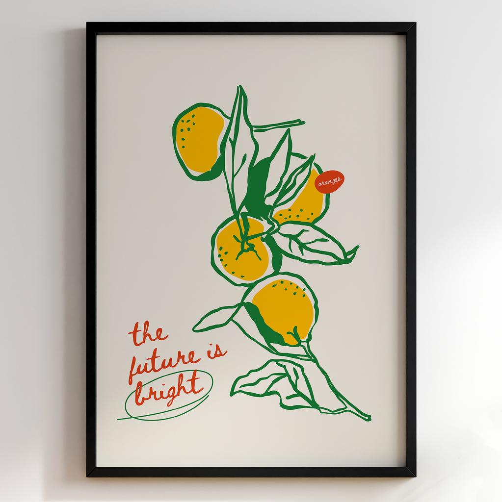 Постер з їжею для кухні та їдальні | Cучасна картина в рамі