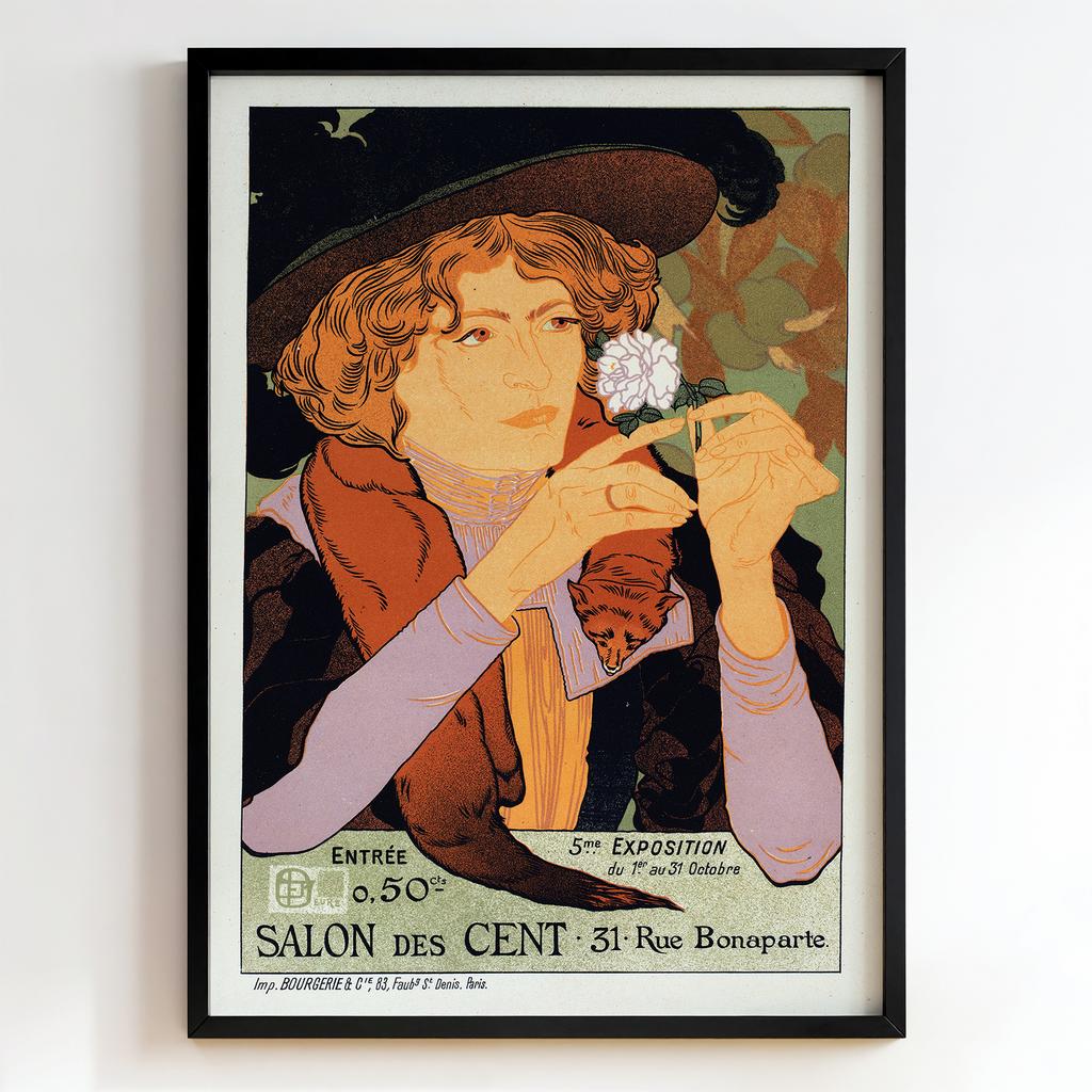Ретро постер «Salon des Cent»
