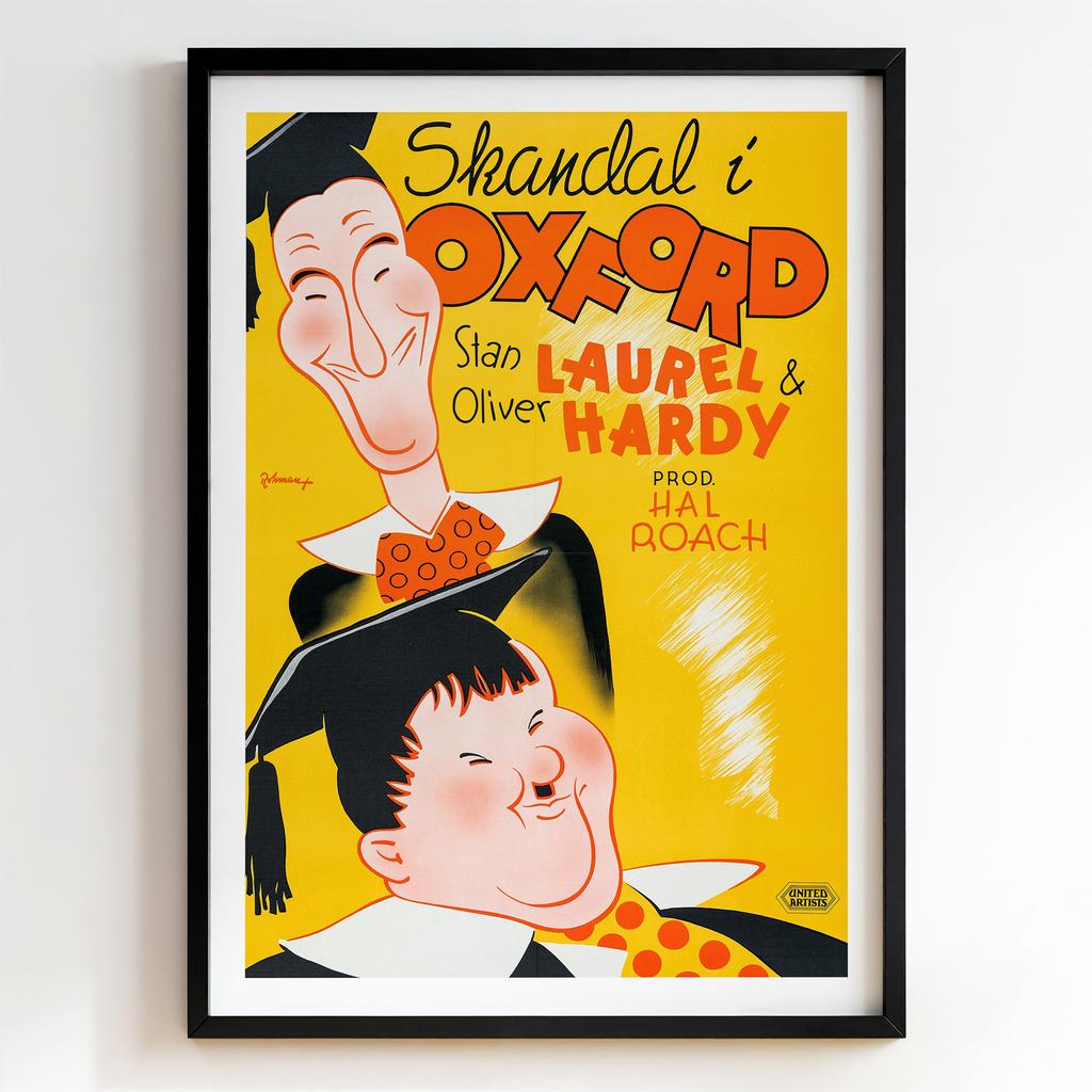 Ретро постер «Skandal i Oxford» (1940)