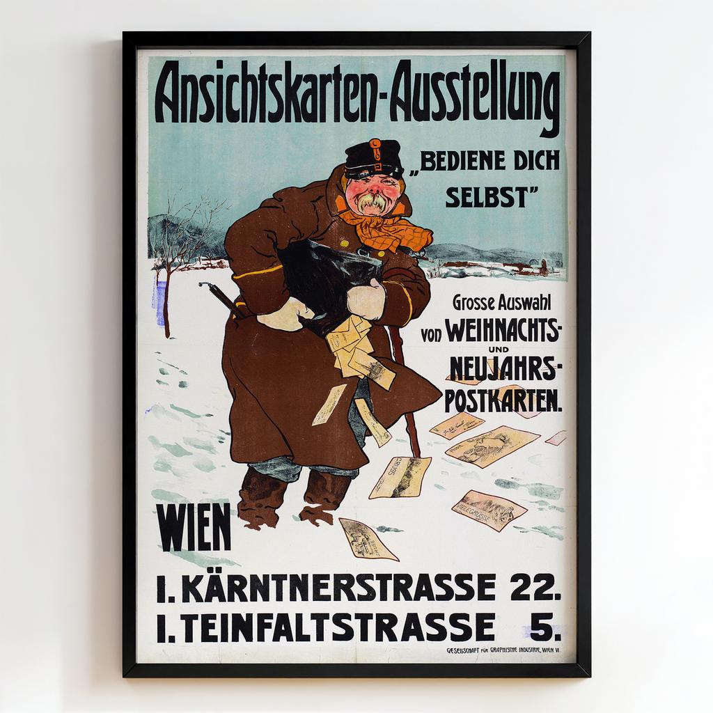 Ретро постер "Postcard Exhibition (1913)"