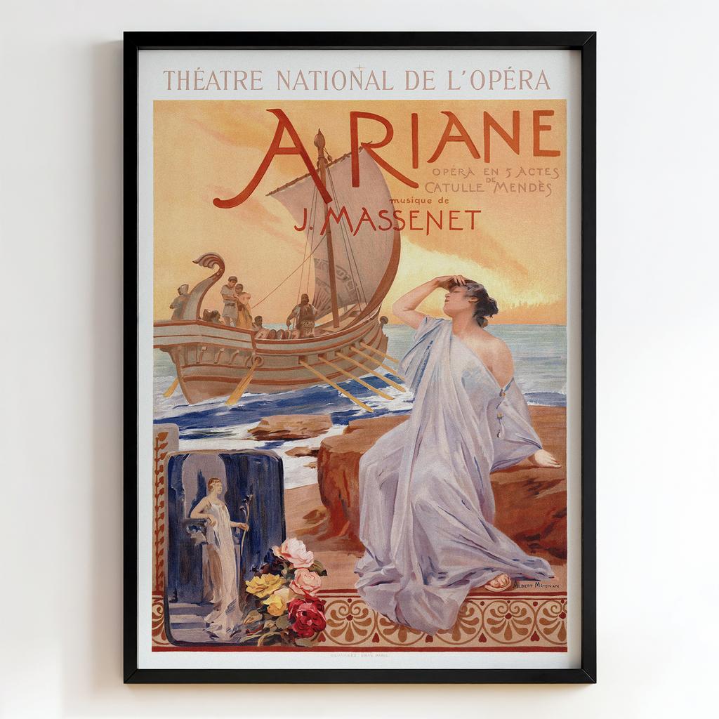 Ретро постер "Ariane (1906)"