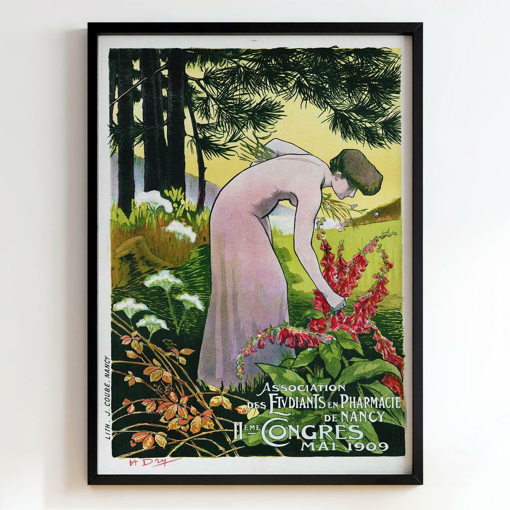 Ретро постер "Pharmacy Students Congress (1909)"