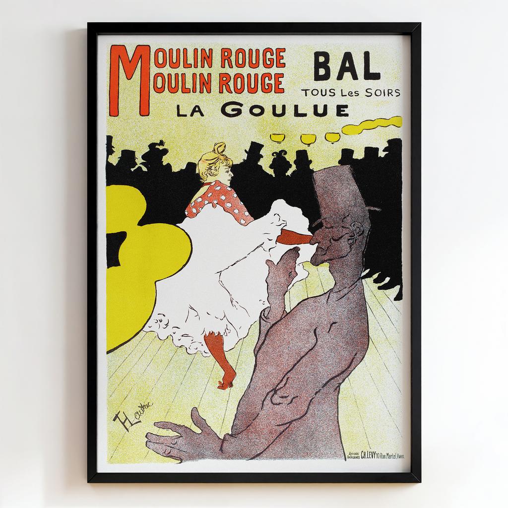Ретро постер "Moulin Rouge – La Goulue (1891)"