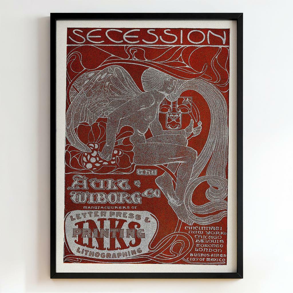 Ретро постер "Secession – Ault & Wiborg (1899)"