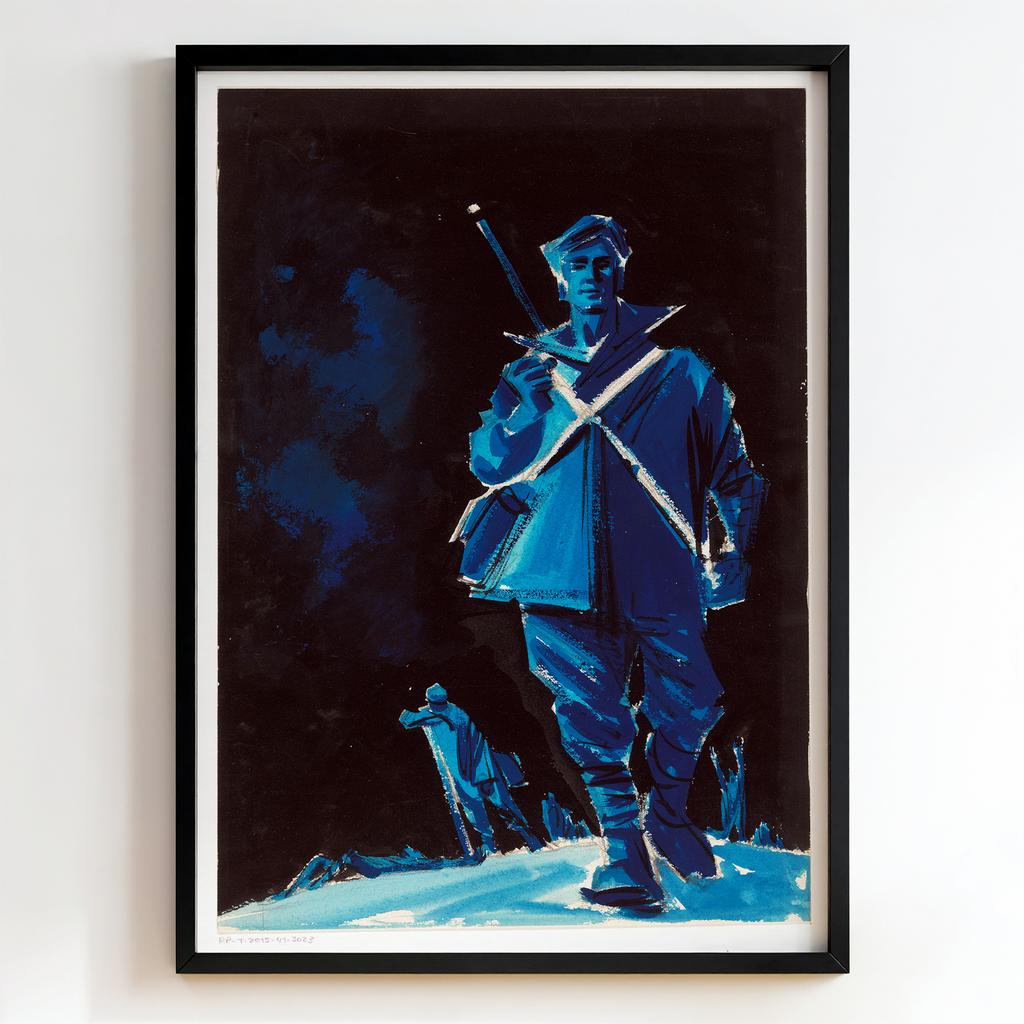 Ретро постер "Man in Outerwear (c. 1920–1970)"