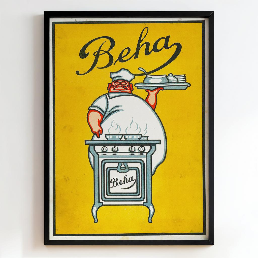 Ретро постер "Beha – Anonymous (1925)"