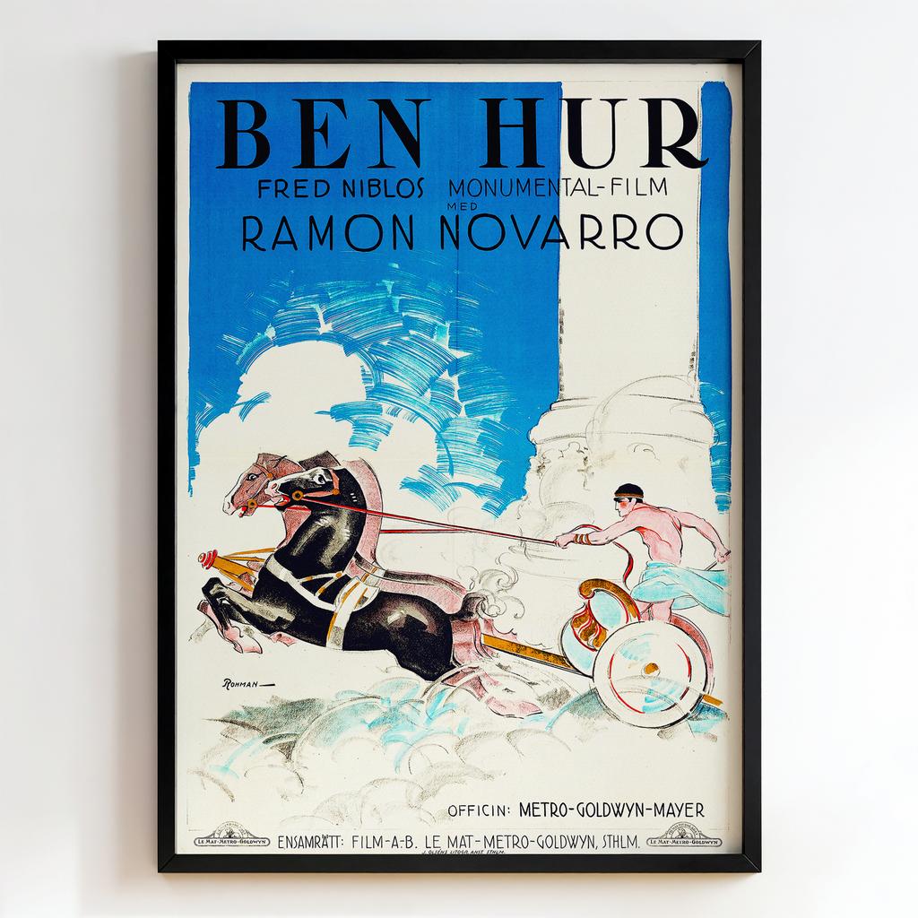 Ретро постер "Ben-Hur – Fred Niblo (1925)"