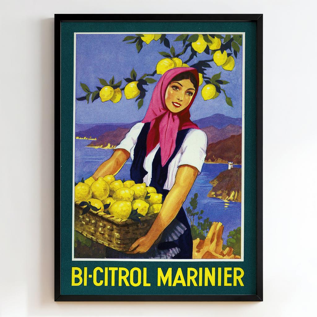 Ретро постер "Bi-Citrol Marinier – Leonetto Cappiello (1939)"