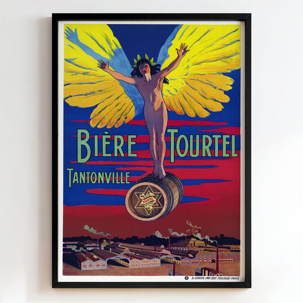 Ретро постер "Bière Tourtel Tantonville – Charles Loupot (1927)"