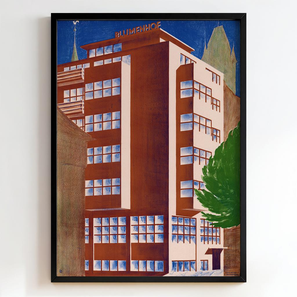 Ретро постер "Blumenhof – Anonymous (1930)"