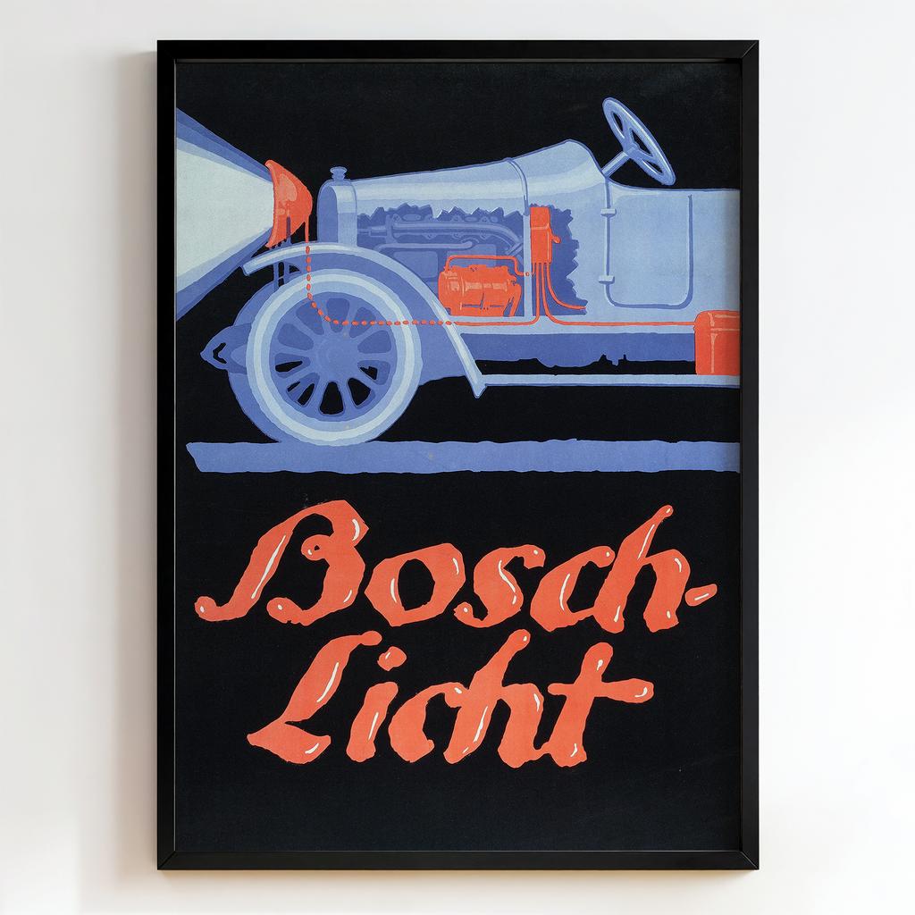 Ретро постер "Bosch-Licht" (1913)