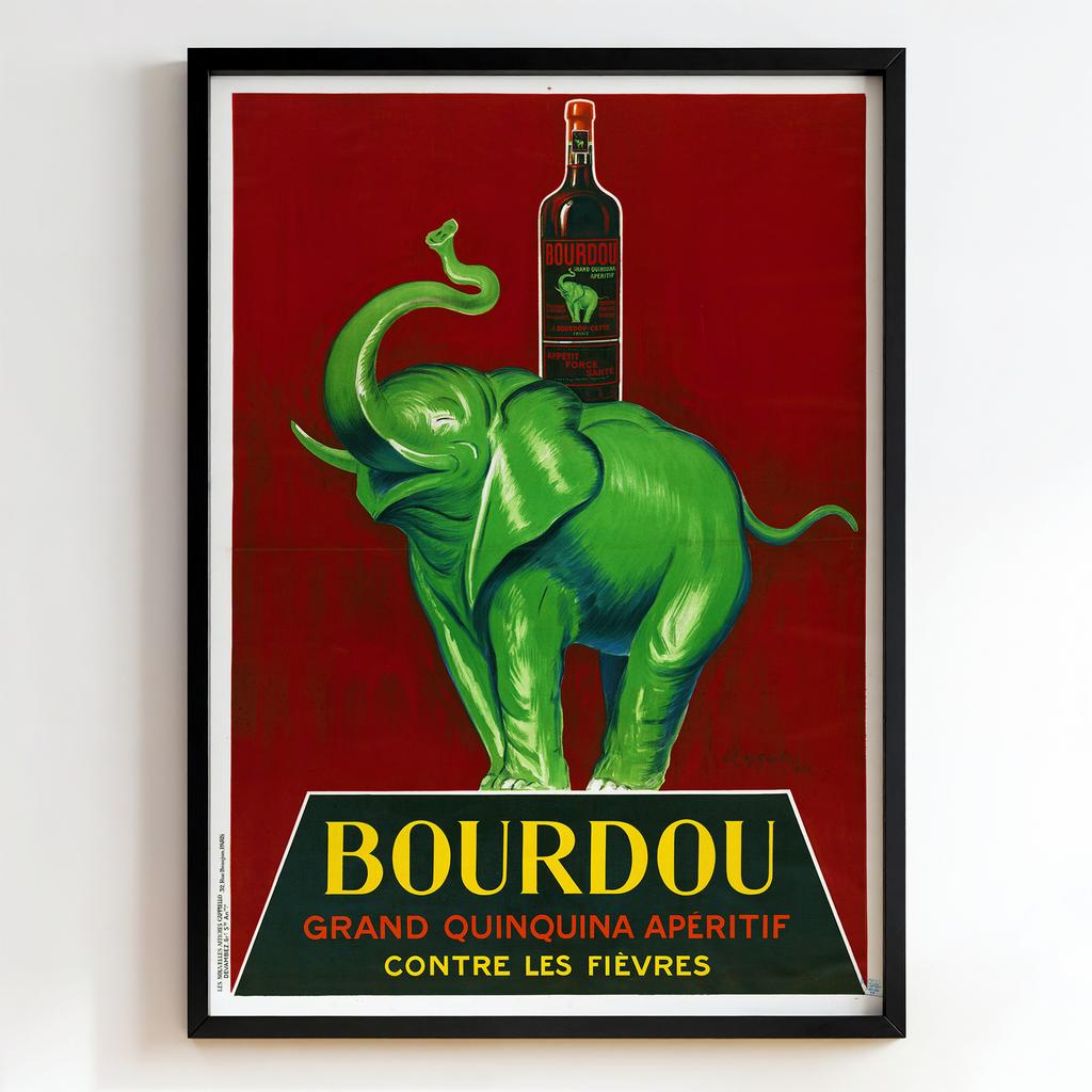 Ретро постер "Bourdou Grand Quinquina Apéritif – Leonetto Cappiello (1926)"