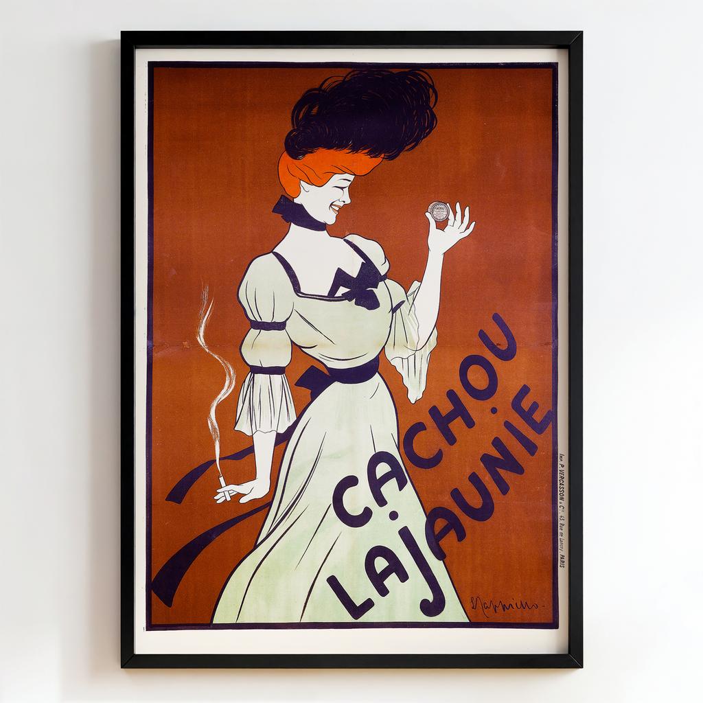Ретро постер "Cachou Lajaunie – Leonetto Cappiello (1901)"
