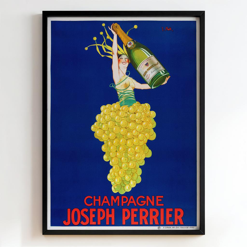 Ретро постер "Champagne Joseph Perrier 1927 – Leonetto Cappiello"