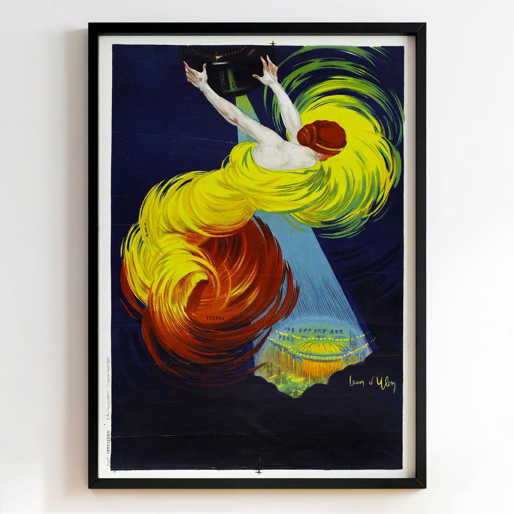 Ретро постер "La Loïe Fuller – Leonetto Cappiello (1902)"