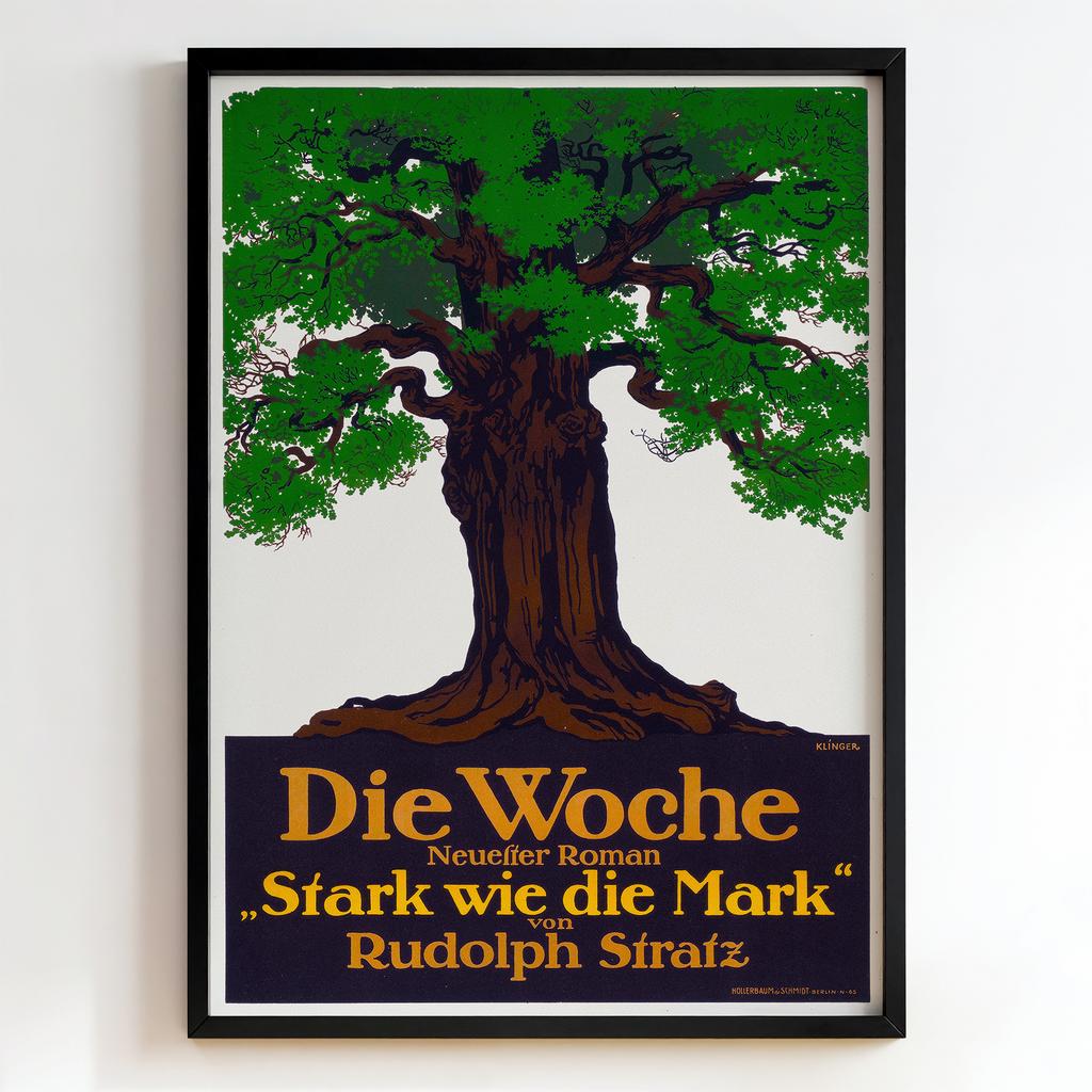 Ретро постер "Die Woche – Otto Klinger (1912)"