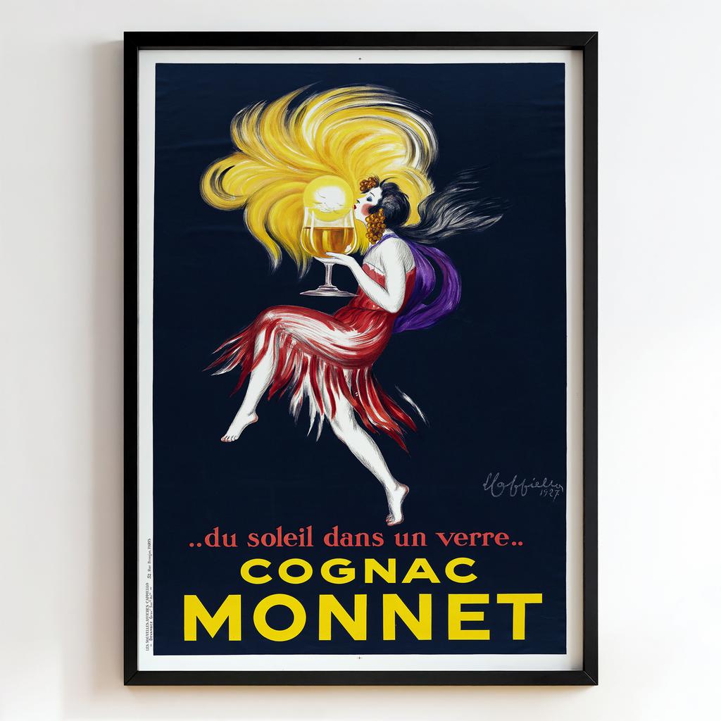 Ретро постер "Cognac Monnet – Leonetto Cappiello (1927)"