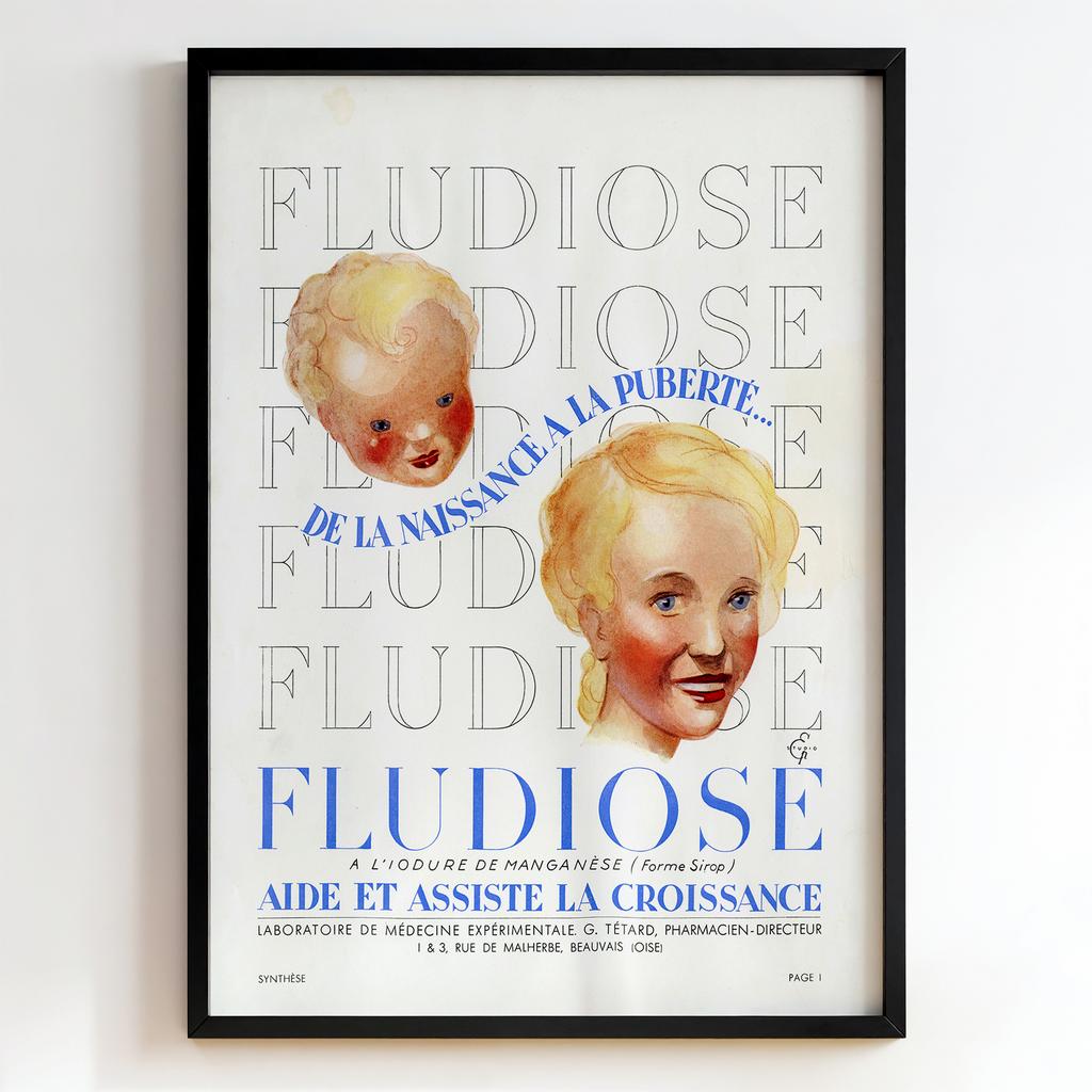 Ретро постер "Spa – Ferme de Frahinfaz – E.J. Duyck & A. Crespin (1900)"