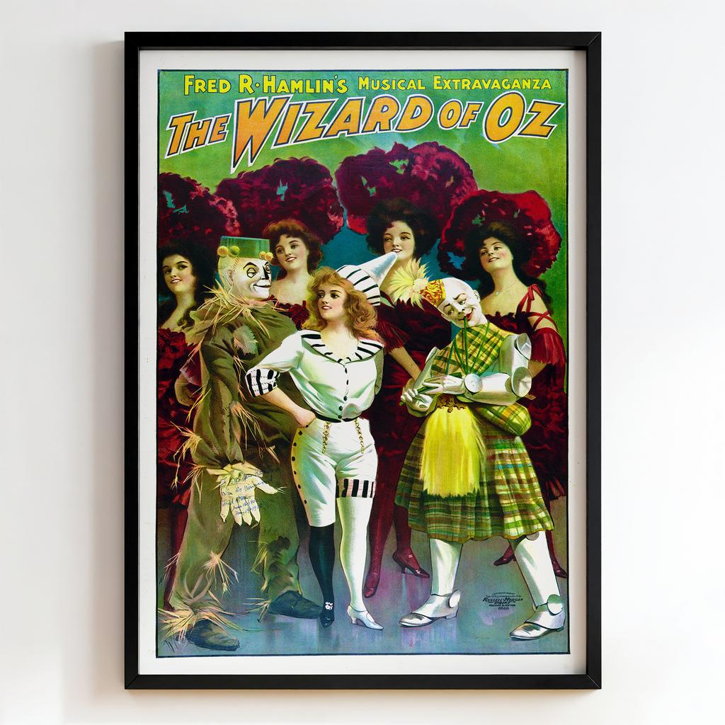 Ретро постер "The Wizard of Oz – Fred R. Hamlin’s Musical Extravaganza (1903)"