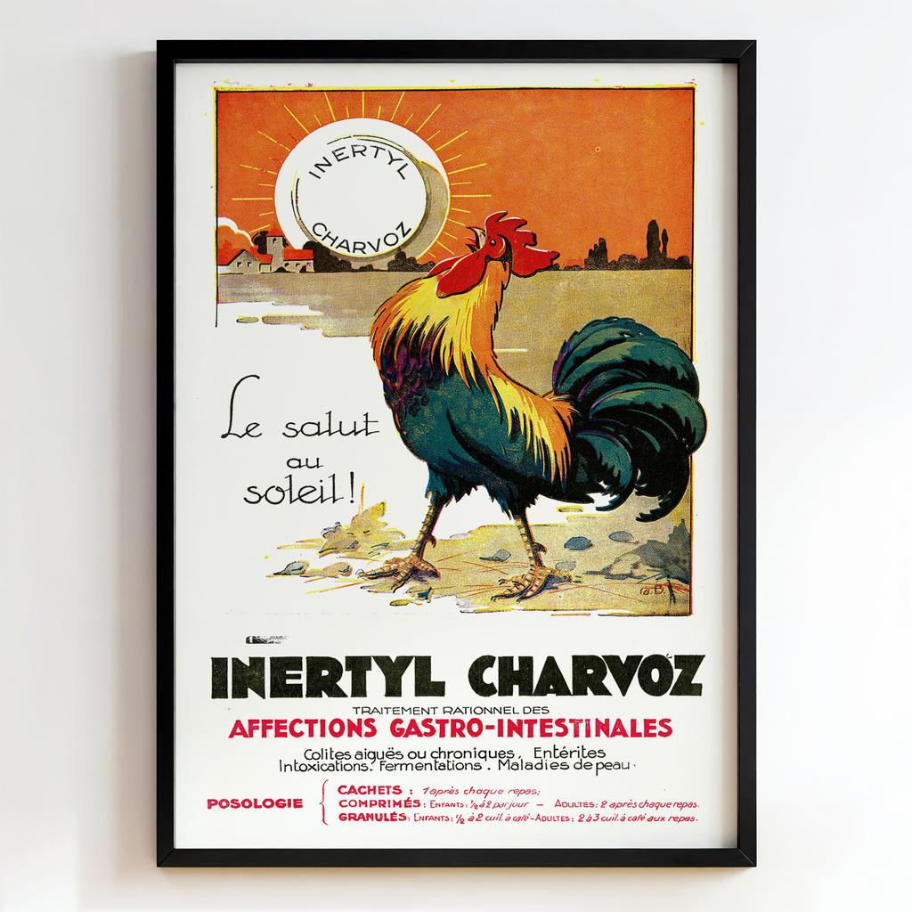 Ретро постер "Inertyl Charvoz – Le Salut au Soleil (1920s)"