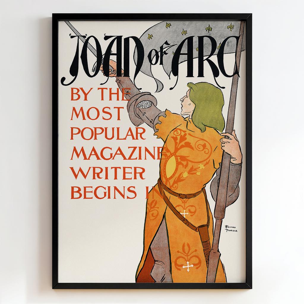 Ретро постер "Joan of Arc – Edward Penfield (1895)"
