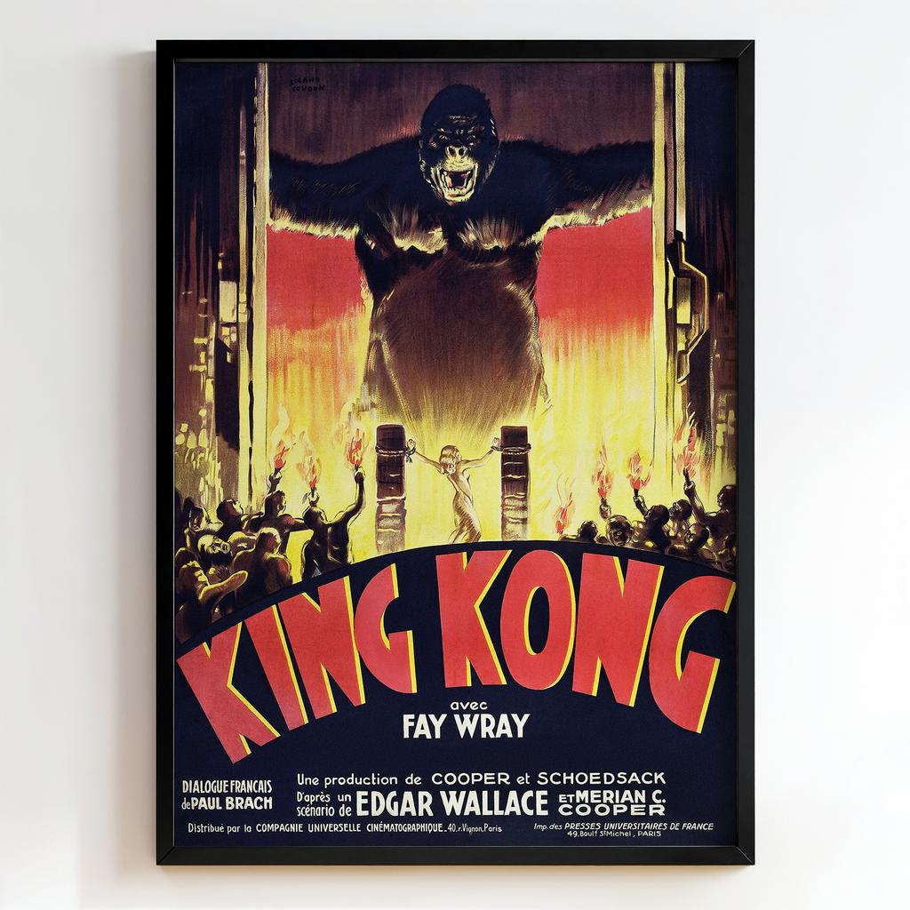 Ретро постер "King Kong – Fay Wray (1933)"