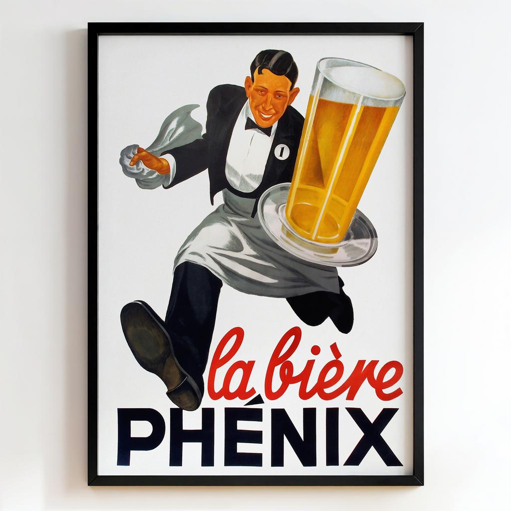 Ретро постер "La Bière Phenix (c.1930)"