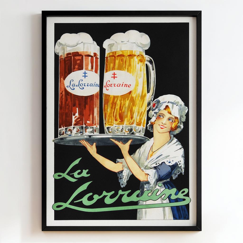 Ретро постер "La Lorraine (c.1930)"