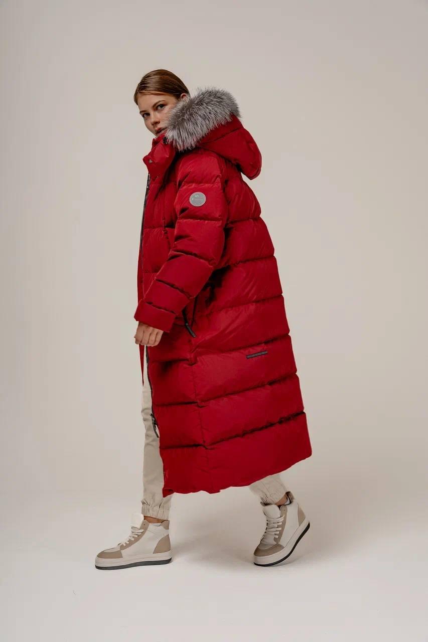 Пуховое пальто LAPLANGER Глория Top Arctic Goose винное